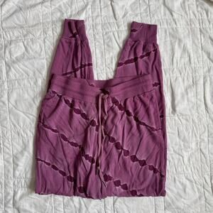 Splendid sz xs Purple tie dye jogger pants viscose soft comfy lounge